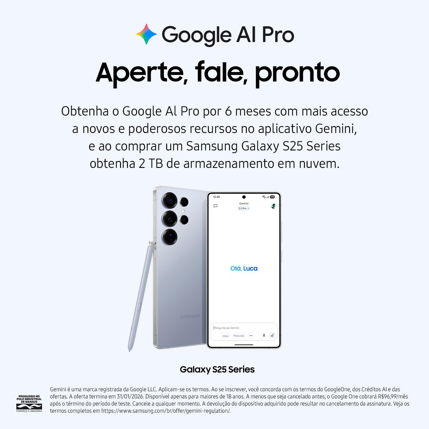 Smartphone Samsung Galaxy S25+ Octa Core 12GB Ram 256GB 6.7” Smartphone Samsung Galaxy S25+ Octa Core 12GB Ram 256GB 6.7”